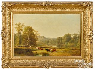 James McDougal Hart oil on canvas landscape