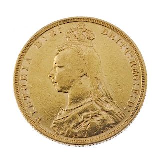 Victoria, Sovereign 1888, jubilee head. Fine. <br><br>Fine.