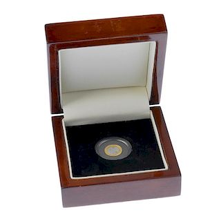 Tristan da Cunha, Elizabeth II, gold proof Crown 2009 issued by The London Mint Office, 22ct, 3.75g,