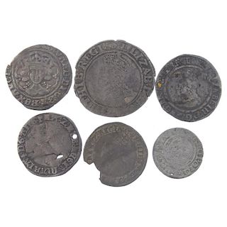 Edward III to Elizabeth I, hammered silver coins (5), including Edward III, London Groat, very fine,