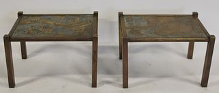 Mid-Century Philip and Kelvin LaVerne Side Tables