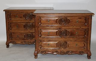 A Vintage & Fine Pair of Carved French Provincial