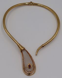 JEWELRY. Ilias Lalaounis 18kt Gold, Rock Crystal
