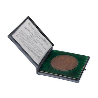 Corporation of the City of London, Victoria's Diamond Jubilee 1897, large bronze medal by F Bowcher,