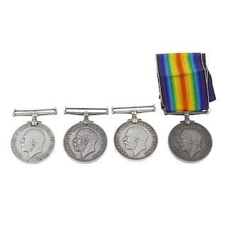 Great War, British War Medal 1914-20 (4), named to '319604 Sjt. E.L.W. Kirby. R.E.', 'J. 60089 A.P.