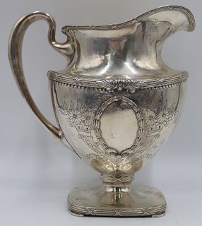 STERLING. American Sterling Water Pitcher.