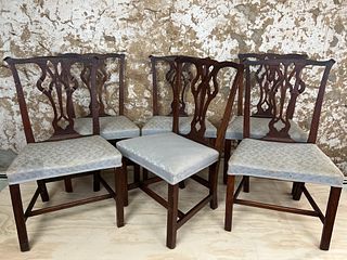 Six English Dining Chairs