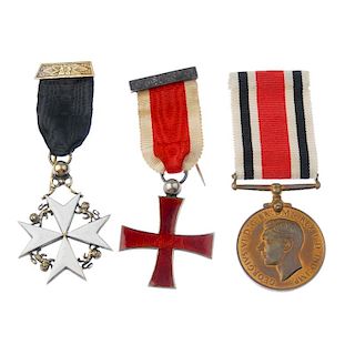 Star of the Order of St John, other insignia and medals (3) including Special Constabulary Faithful