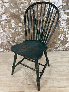 Painted Braceback Chair