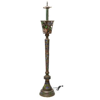 Asian Chinese Cloisonne floor Lamp