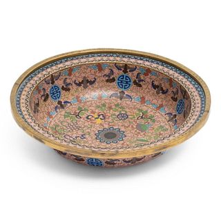 Exceptional Chinese Cloisonne Antique Large Bowl