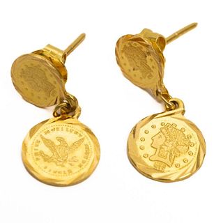 18K Gold earrings
