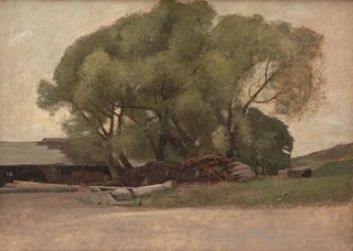 John Francis Murphy Old Sawmill, Arkville Oil on Canvas 1884