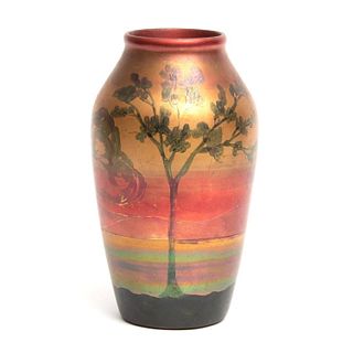 Weller Lasa art Pottery Luster Glazed vase