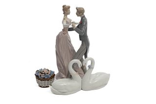 Three Lladro Porcelain Figures