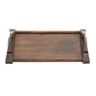 Wooden Signed Serving Tray Circa 1940