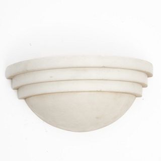 Art Deco alabaster Wall Sconce