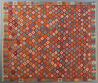 Turkish Kilim Carpet , 8' 2 x 9' 7.