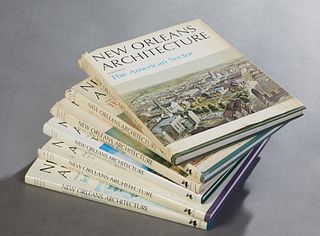 Books-Set of Six Volumes of "New Orleans Architecture," consisting of "Vol. 1, The Lower Garden District;" "Vol. II, The American Sector;" "Vol. III, 