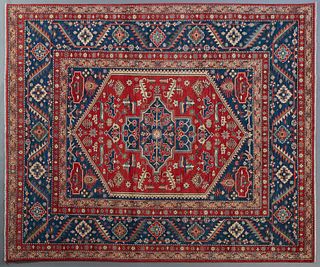 Uzbek Kazak Carpet, 8' x 9' 9.