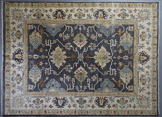 Turkish Angora Oushak Carpet, 8' 9 x 12'.