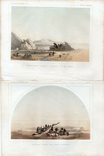 Lot of 20 1853-1861 U.S.P.R.R. Exp & Survey Lithographs Calif.& Colorado