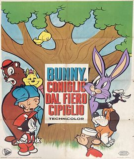 Vintage Poster (Looney Tunes) - Looney Tunes Bunny Coniglio Dal Fiero Cipiglio