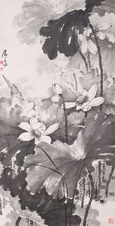 Large Chinese Painting mounted as Scroll