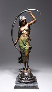Bronze 'Aurora' Sculpture after August Moreau