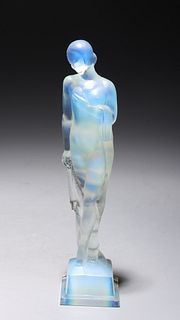 Sabino Opalescent Glass Figure