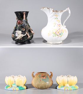 Group of Five European Ceramics