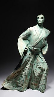 Tall Ceramic Figure by Samuel Austin