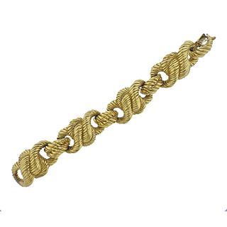 Boris LeBeau Chunky 18K Gold Bracelet