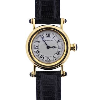 Cartier 18k Gold Diabolo Quartz Ladies Watch 1440