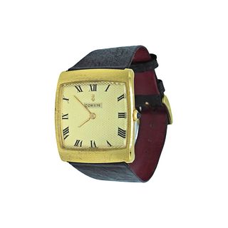 Corum Vintage Buckingham 18k Gold Watch 1968