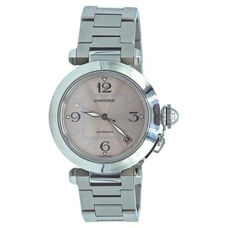 Cartier Pasha Midsize Pink Dial Watch W31075M7