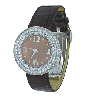 Corum Full Moon 18k Gold Diamond Watch 822591