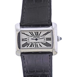 Cartier Divan Stainless Steel Watch 2600