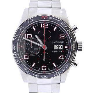 Eberhard Champion V Grande Date Chronograph Automatic Men's Watch 31064.3-SS