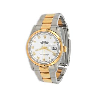 Rolex Datejust 18k Gold Steel Watch ref. 16203