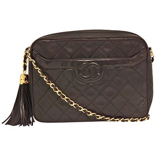 Chanel CC Logo Tassel Chain Shoulder Bag 