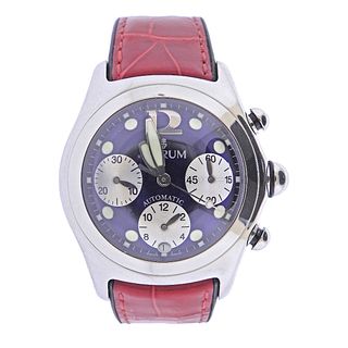Corum Stainless Steel Bubble Chronograph Automatic Watch 285.150.20