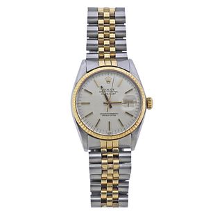 Vintage Rolex Datejust 36mm Two Tone Automatic Men's Watch 16013
