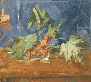 Jerome Witkin, "Dried Leaves by the Window..."