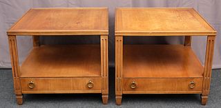 Pair of Baker Furniture End Tables