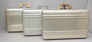Trio Halliburton Zero Aluminum Suitcases