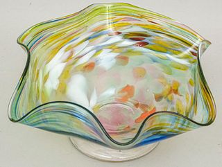 "Love" Glassworks Art Glass Bowl