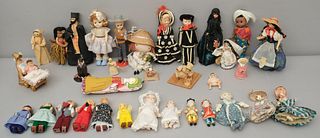Collection of Vintage Dolls from Around the World