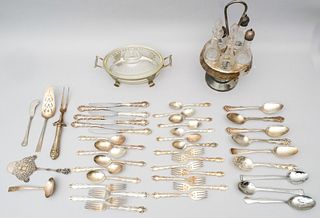Lot of Antique Silverplate Silver Serving Ware