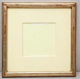 Custom Silver Leaf Frame